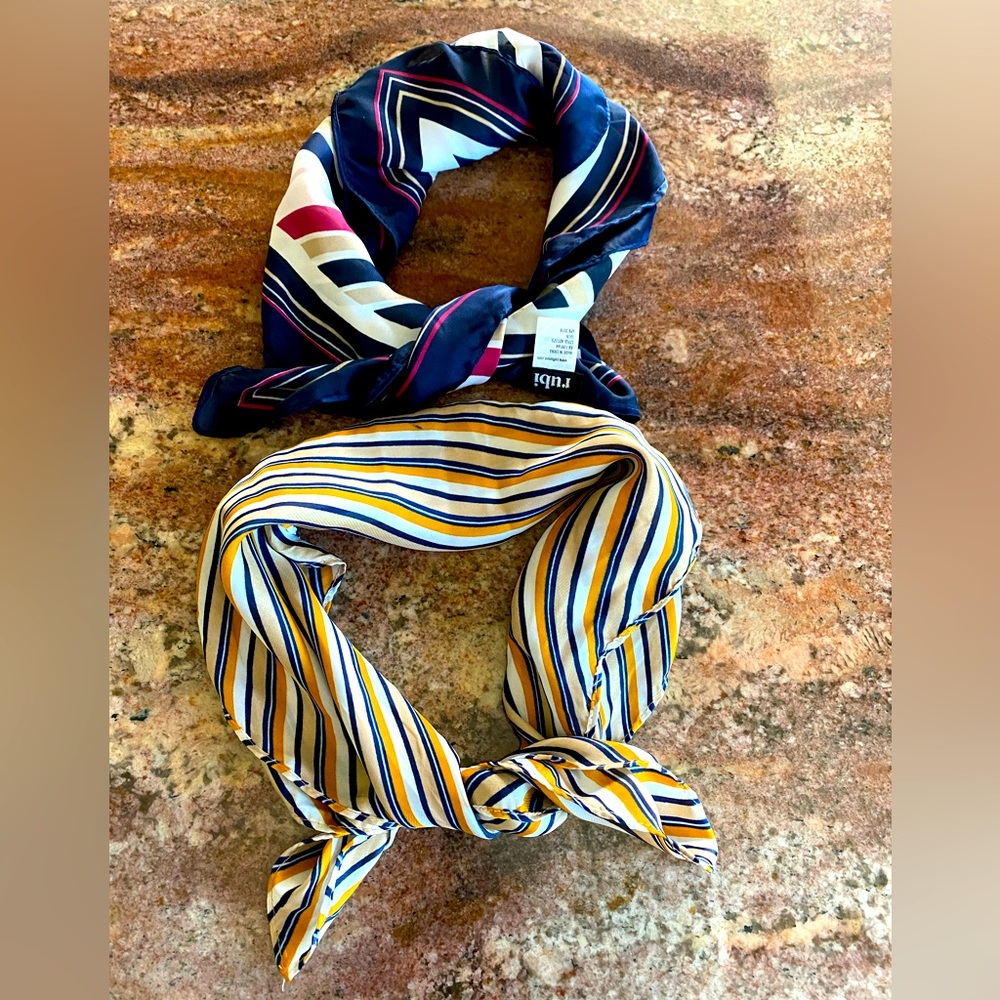 2 for 1 colorful scarves